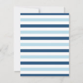 Invitation Baby shower à thème pêche moderne et mignonne (Dos)