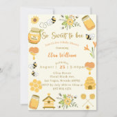 Invitation Baby shower Abee Si Douce À Être (Devant)