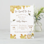 Invitation Baby shower Abee Si Douce À Être (Debout devant)
