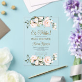 Invitation Baby shower acrylique (Insitu (Mariage))