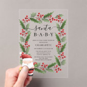 Invitation Baby shower acrylique pour bébé père No (In situ (ordinateur de poche))