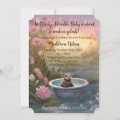 Invitation Baby shower adorable (Devant)