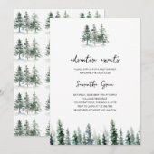 Invitation Baby shower Adventure Await (Devant / Derrière)