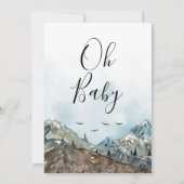 Invitation Baby shower Adventure Await (Dos)