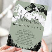 Invitation Baby shower Adventure Await