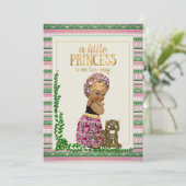 Invitation Baby shower Africain (Debout devant)