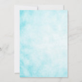 Invitation Baby shower africain-américain de la sirène : la P (Dos)