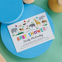 Baby shower Africain Safari Animaux