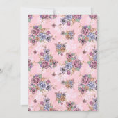 Invitation Baby shower afro-américaine (Dos)