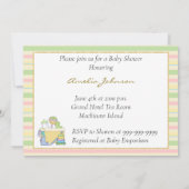 Invitation Baby shower afro-américaine (Dos)