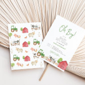 Invitation Baby shower agricole
