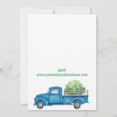 Invitation Baby shower Agricole Cultivé localement (Dos)