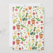 Invitation Baby shower agricole de Little Sprout (Dos)