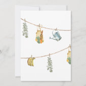 Invitation Baby shower agricole local (Dos)