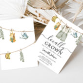 Invitation Baby shower agricole local