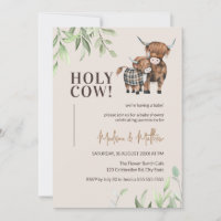 Baby shower agricole rustique de Holy Cow Greenery