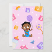 Invitation Baby shower Akili et Me (Dos)