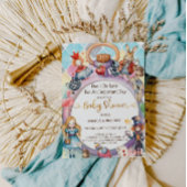 Invitation Baby Shower Alice au Pays des Merveilles