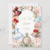 Baby shower Alice Au Pays Des Merveilles Floral Ro