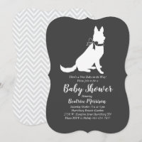 Baby shower allemand berger chien genre neutre