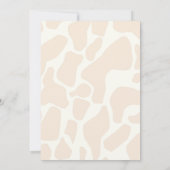 Invitation Baby shower animal Safari (Dos)