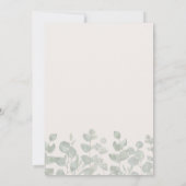 Invitation Baby shower animalier Little Wild One (Dos)
