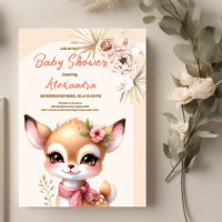Baby shower animaliers pour filles Safari