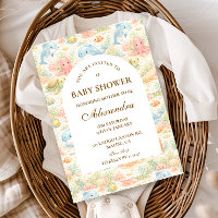Baby Shower Animaux Enjoués d'Été