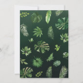 Invitation Baby shower Animaux Safari mignons (Dos)