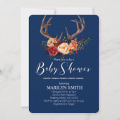 Invitation baby shower Antler (Devant)
