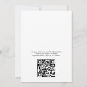 Invitation Baby shower - Aquarelle d'hiver Botanique (Dos)