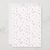 Invitation baby shower | aquarelle rose (Dos)