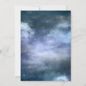 Invitation Baby shower Aquarelle Twinkle Little Star (Dos)