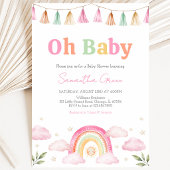 Invitation Baby Shower Arc-en-Ciel Sunshine