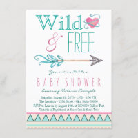 Baby shower Arrow de Boho Tribal Girls