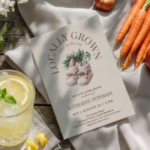 Invitation Baby Shower au Marché de Producteurs Locaux