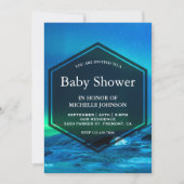Invitation Baby shower aurora Nord aurora (Devant)