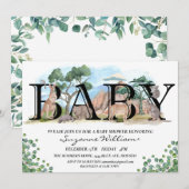 Invitation Baby shower Australian Animaux Aquarelle (Devant / Derrière)