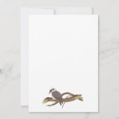 Invitation Baby shower australien d'eucalyptus de Kookaburra (Dos)