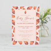 Invitation Baby shower automnal de maïs (Debout devant)