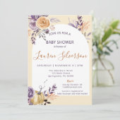 INVITATION BABY SHOWER AUTOMNE (Debout devant)
