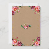 Invitation baby shower automne (Dos)