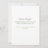 Invitation baby shower automne (Dos)