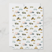 Invitation Baby shower automobile (Dos)