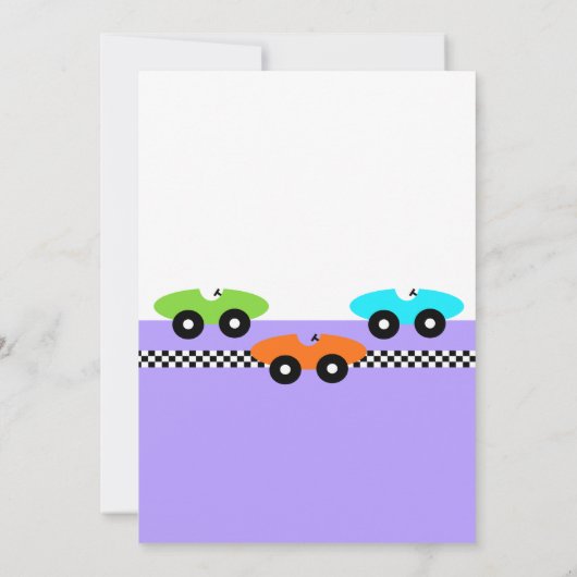 Invitation Baby shower automobile (Dos)