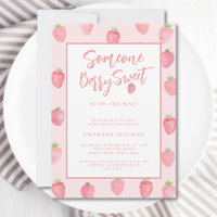 Baby shower aux fraises