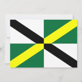 Invitation baby shower avec drapeau de Monterey Ci (Dos)