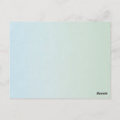 Invitation baby shower avec Sleeping Baby Elephant (Dos)