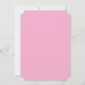 Invitation baby shower avec thème Unicorn (Dos)