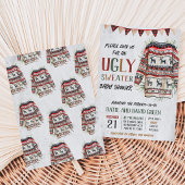 Invitation Baby-Shower avec un Pull Moche
